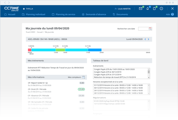 logiciel gestion horaires employés